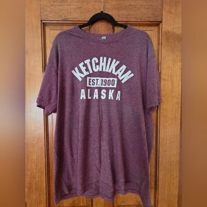 Ketchikan Alaska Men's Graphic Tee - Purple